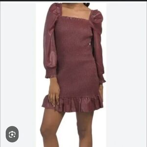 Seven For All Mankind Dress faux leather TAG TAGS TAGS